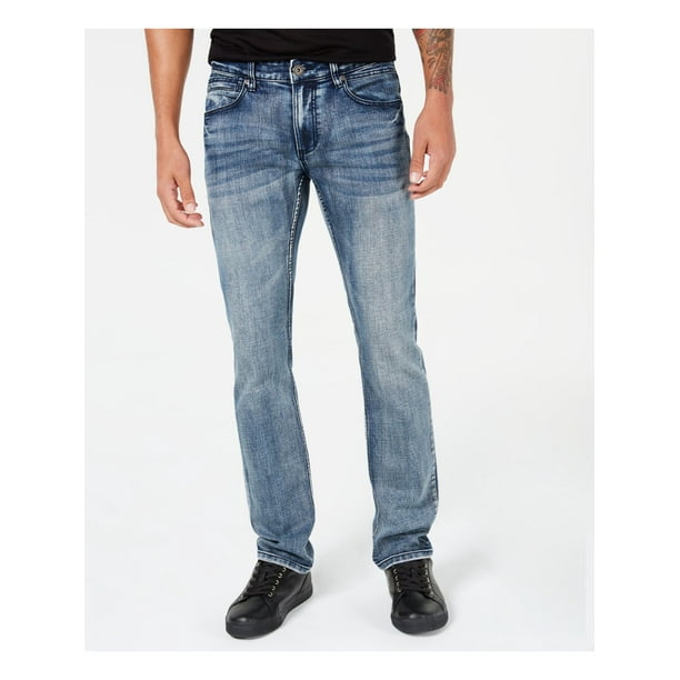 INC - INC Mens Blue Straight Leg Stretch Pants Slim Size: 32 X 34 - Walmart.com - Walmart.com