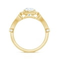 thumbnail image 2 of Rosec Jewels Certified Lab Created Diamond Art Deco Engagement Ring for Women (EF-VS Quality), 10K Yellow Gold, US 3.00, 2 of 8