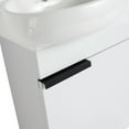 thumbnail image 4 of beingnext  16"/18" Mini Bathroom Vanity with Sink for Small Bathroom, Floating Bathroom Vanity with Soft Close Door White 16.8"W-Ceramic Sink, 4 of 5