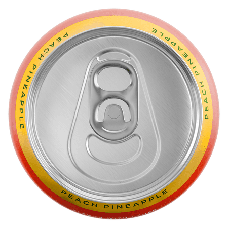 BLOOM NUTRITION POP PREBIOTIC SODA, PEACH PINEAPPLE, 12 FL OZ, CAN