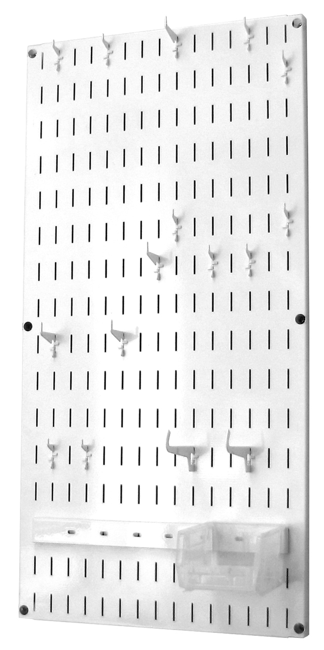 Jewelry Organizer Wall Hanging Jewelry Holder Necklace Rack - White Wall Mounted Jewelry Organizer System