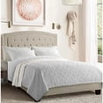 thumbnail image 2 of Bedroom furniture upholstered bed, bed with button tufted and adjustable height headboard, bedroom bed, queen bed, natural beige My Lux Decor Round, 2 of 8