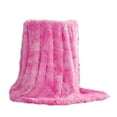 Dademeo Clearance Throw Blankets Sofa Soft Fuzzy Faux Fur Thick Warm