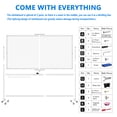 thumbnail image 2 of Tooloton Mobile Reversible Whiteboard with Wheels, 72 x 40 Inch Magnetic Dry Erase Board, 2 of 7