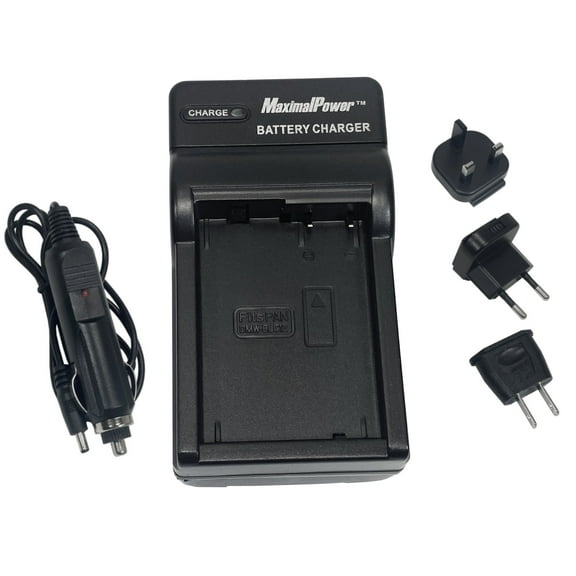 Maximalpower Universal Camera Battery Charger Plug for Panasonic DMW-BLC12 Lumix DMC-FZ200, DMC-FZ1000, DMC-G5, DMC-G6, DMC-G7, DMC-GX8, DMC-G85 (Charger Only)