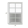 thumbnail image 4 of Shed Windows and More 18" X 36" White Aluminum Window Flush Mount, Safety/Tempered Glass Playhouse Windows, Chicken Coop Windows, 4 of 5