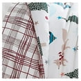 thumbnail image 6 of Full/Queen Size Christmas Comforter Set w/2 Pillow Shams, Reversible Holiday Bedding Set 2-Sided, Queen/Full Comforter Set, Reindeer - Winter Wonderland Print, 6 of 9