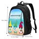 thumbnail image 5 of Fotbe Hello Summer Gnome 1 Mochila con Estampado y Puerto USB para Hombre y Mujer, Mochila Antirrobo, Mochila de Viaje, Mochila Escolar, Mochila Universitaria, 5 of 7