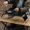 thumbnail image 3 of LJNYFDC Telescopic Frame Outdoor Table Retractable Outdoor Grid Table Portable Mini Stove Rack Bracket Adjustable Height Camping Table Outdoor Camping BBQ Accessories, 3 of 6