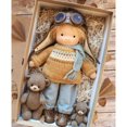 thumbnail image 1 of 12inch Doll Plush Handmade Plush Doll With Clothes  Soft Doll Cute Little Girl Plush Doll Girls Rag Christmas Birthday Gift(Exquisite Gift Box), 1 of 3