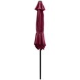 thumbnail image 2 of saney Outdoor Patio Umbrella 7.5 Ft with Crank, Weather Resistant, UV Protective Umbrella, Durable, 6 Sturdy Steel Ribs, Market Outdoor Table Umbrella, Garden Umbrella Market Umbrella, Burgundy, 2 of 4
