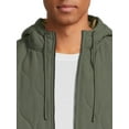 thumbnail image 3 of Swiss Tech Men's and Big Men's Quilted Jacket with Hood, up to Size 5XL, 3 of 5
