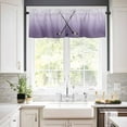 thumbnail image 2 of Purple Ombre Valances for Windows Farmhouse Kitchen Curtains Valances Rod Pocket Valance Curtains for Kitchen Windows Black Hockey Sticks Minimalist Style Window Valances for Bathroom Bedroom 42"x18", 2 of 6