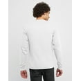 thumbnail image 4 of Hanes Essentials Men's Cotton Long Sleeve T-Shirt, Value 4-Pack White S, 4 of 6