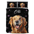 thumbnail image 1 of Custom Personalized Pet Photo Quilt Bed Set - Custom Pet Portrait - Gift Idea, 1 of 3