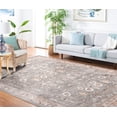 thumbnail image 4 of Safavieh Harlow Cyrus Abstract Polyester Area Rug, Ivory Gray/Sage, 5'3" x 7'6", 4 of 13