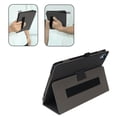 thumbnail image 5 of Golden Sheeps PU Leather Case Compatible for Walmart  Onn 8 Inch Gen 4 2024 (Model:100135923) Hand Strap Magnetic Clasp Folio Smart Cover Folding Stand Smart Cover with a Viewing Stand (Black), 5 of 6