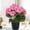 Pink, variant on tzyudk Artificial Faux Outdoor Flowers Plants For Spring Summer Decoration Fake Silk Camellia Look Real For Planter Outside Front Door Porch Balcony Potted Plants Affordable Useful Pink Plastic