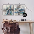 thumbnail image 3 of Abstract Collage Chaotic Brush Strokes Abstract Painting Gallery Wrapped Canvas Print Wall Art, Set of 2, 3 of 7
