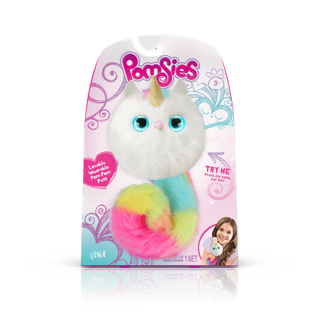 Pomsies Pet Luna (WM Exclusive)- Plush Interactive (Best Interactive Toys For Kids)
