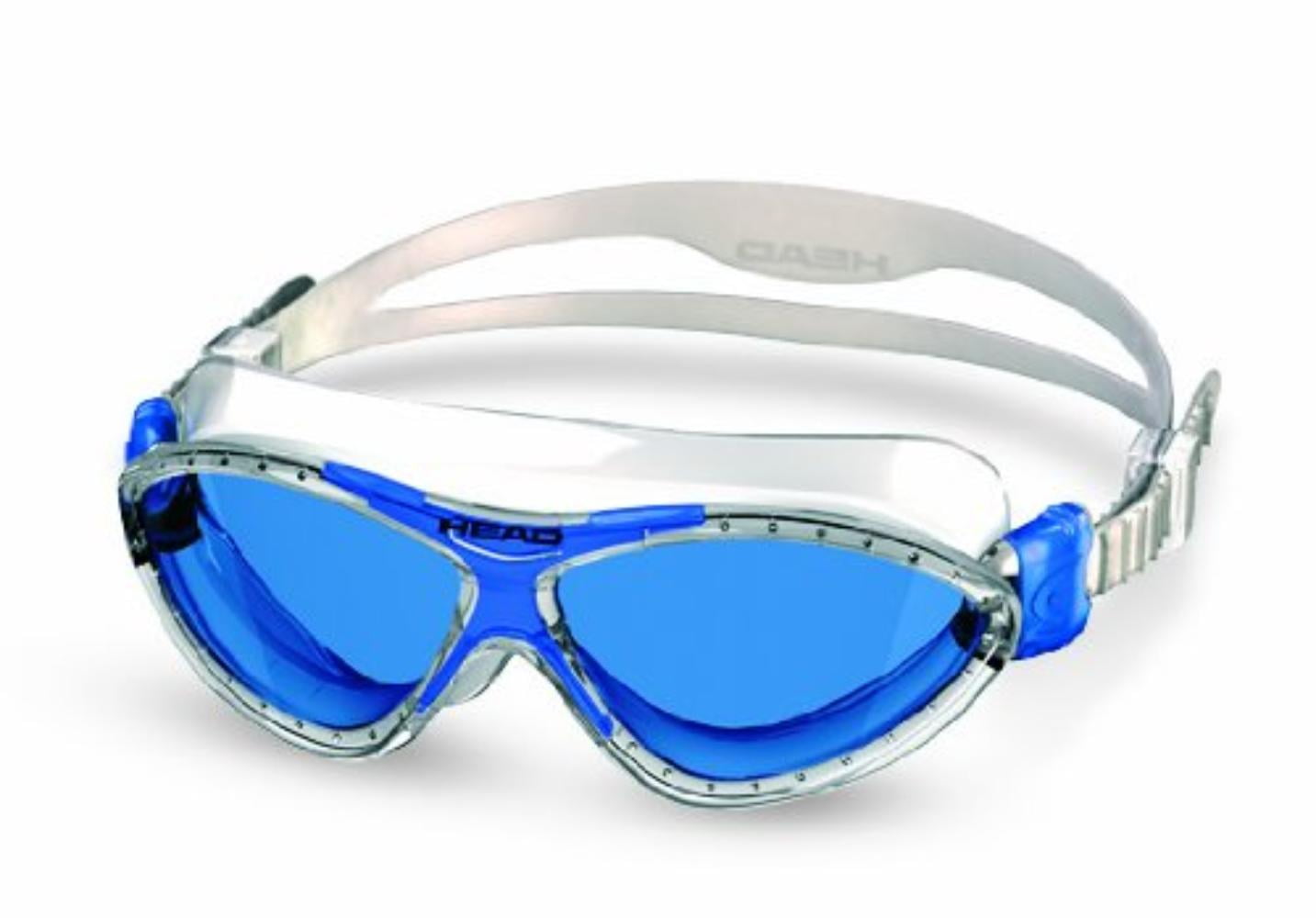 Head Monster Jr. Kids Swim Goggles Blue Frame Blue Lens, Features aWalmartfortable, leak-resistant Softeril face skirt... by
