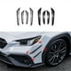 thumbnail image 3 of Car Front Bumper Outer Side Splitter Spoiler Canard Trim for VB 2022+ Carbon Fiber, 3 of 5