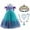 Purple Dress with Accessories, variant on Princess Costume Dress for Girls Kids Birthday Party Halloween Cosplay Costumes 3-10 Years