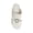 White, variant on Clearence Women’s Square-Toe Flat Slide Sandals Summer Adjustable Strap Design Lightweight Non-Slip Sole Breathable Cushioning Comfortable Outdoor Casual Footwear