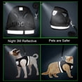 thumbnail image 3 of Solid color pet traction chest strap Reflective breathable mesh chest strap, 3 of 6