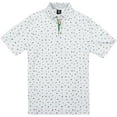 thumbnail image 3 of U Suck At Golf Men's High Performance Dry Fit Short Sleeve Golf Polo Shirt (Irish Doodle, XX-Large), 3 of 5