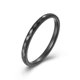 thumbnail image 1 of Anillo de acero de tungsteno con corte de diamante simple, estilo neutro, apilable, de moda, anillo liso, joyería de oro y tungsteno, 1 of 5