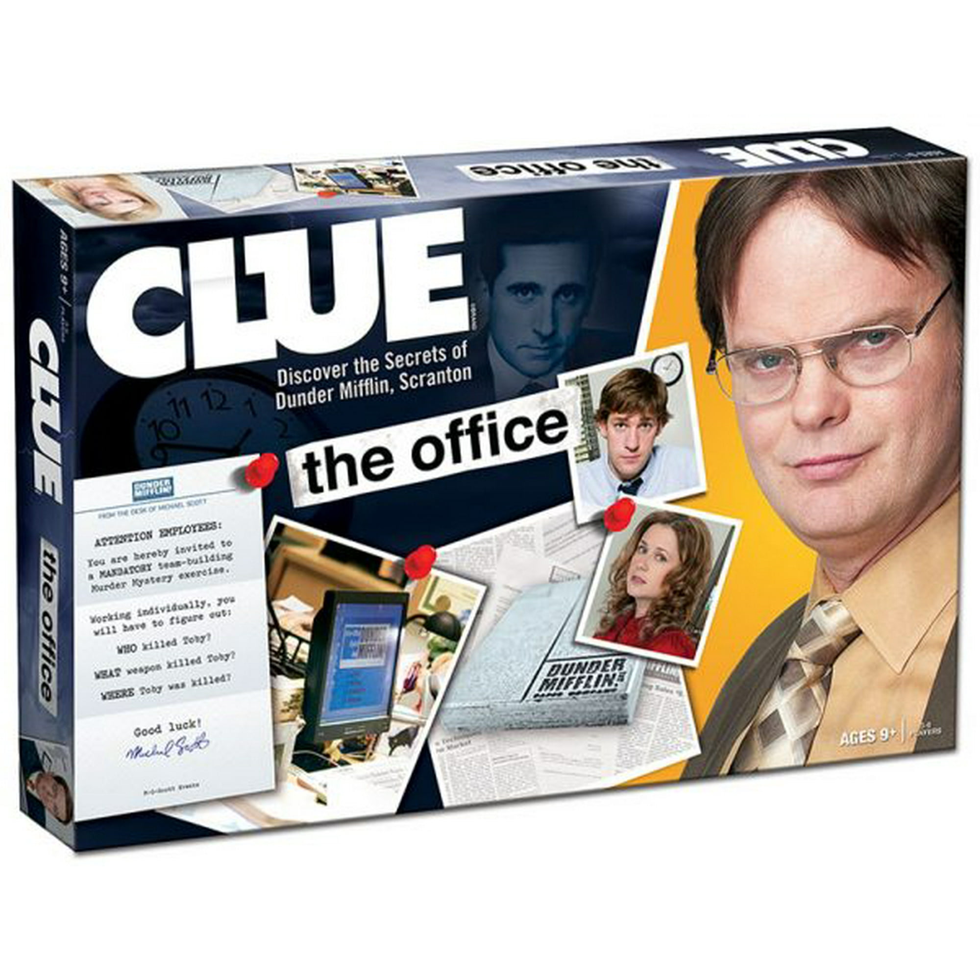 Clue: The Office 2-6 players, ages 9+, 60 minutes