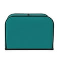 thumbnail image 2 of Zufioo Teal Universal Four Slice Toaster Cover,Quilted Toaster Appliance Dust-proof Cover For Kitchen Small Appliance(Cover only), 2 of 7
