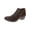 Mocha Smooth/Micro, variant on Womens Wileyy Faux Leather Padded Insole Booties