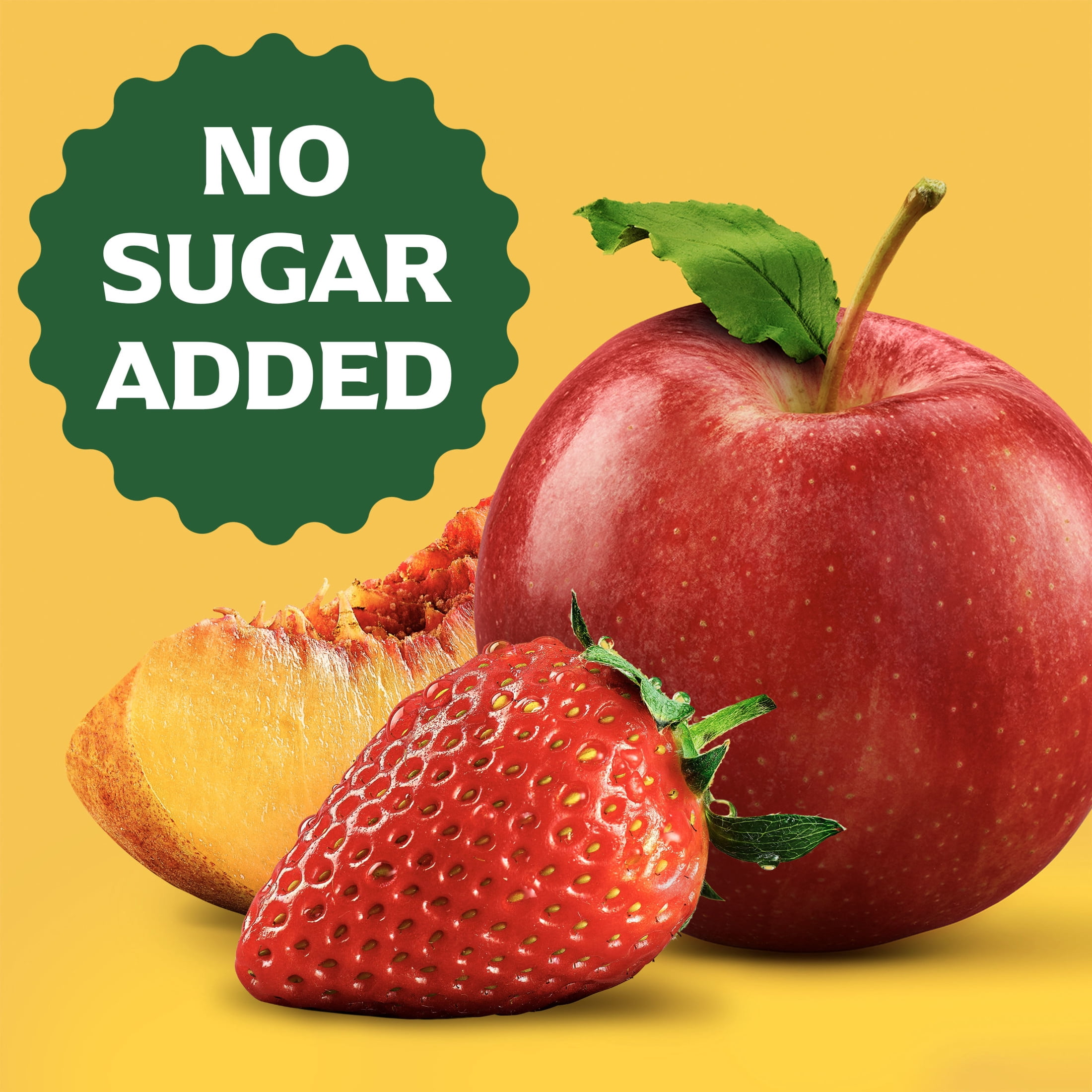 (4 pack) Mott's 100% Strawberry Peach Juice, 8 Fluid Ounce, 6 Count Bottles