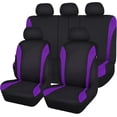 thumbnail image 1 of Car Seat Covers Front Seats and Rear Bench Air Mesh Fabric Rear Bench Split Polyester Easy Installation SUV CAR Woman Lady Femal ( Mint Full Set), 1 of 9