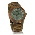 thumbnail image 2 of Angie Wood Creations Laser Engraved Green Sandalwood Men’s Watch, 2 of 7