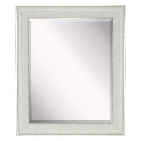 Rayne Mirrors Vintage White Wall/ Vanity Mirror - White/Silver
