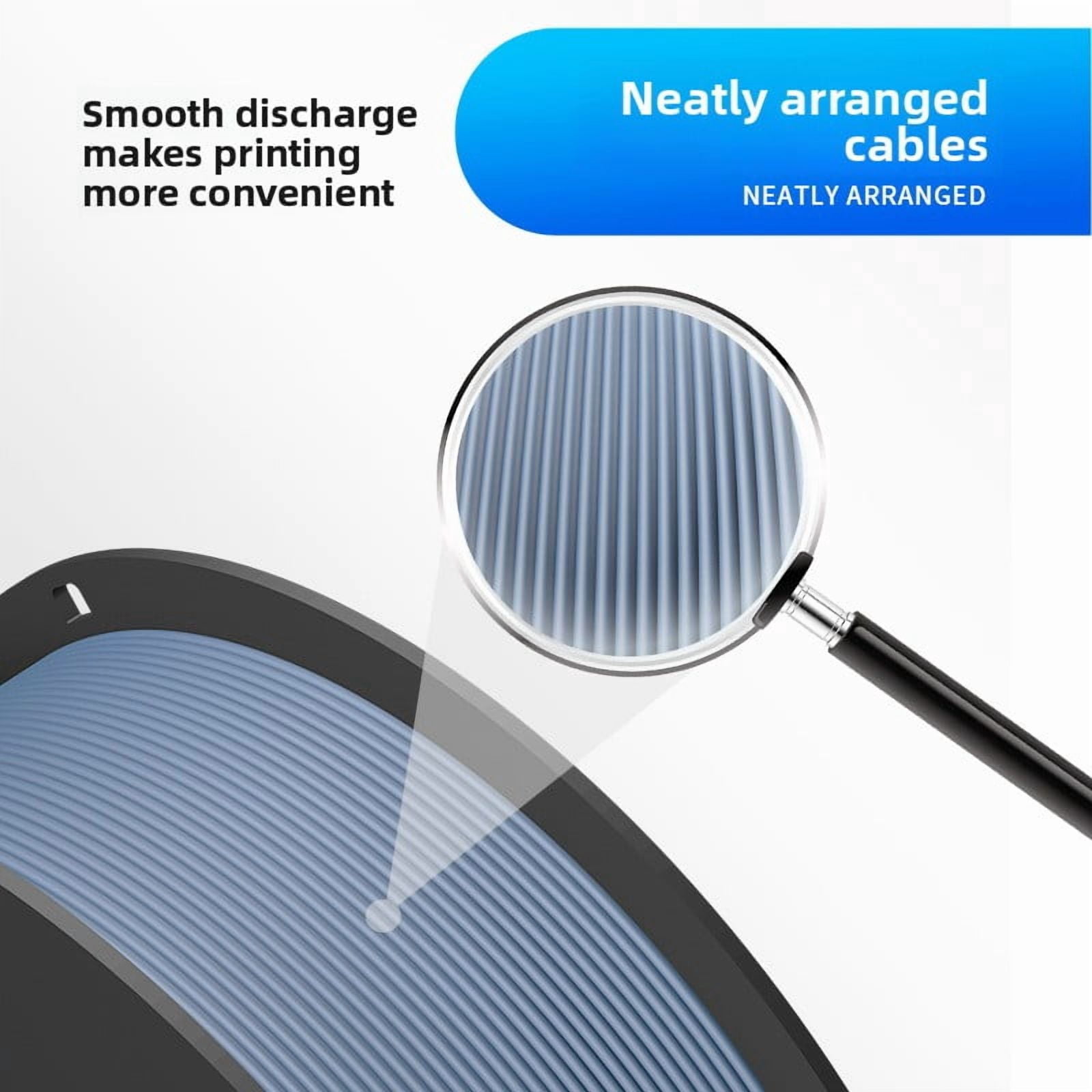 High Speed PLA 3D Printer Filament, Premium High-Speed Printing PLA Filament, Smooth Feeding Low Warp Durable 3D Printing Consumables, Universal for Most FDM High Speed 3D Printers