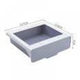 thumbnail image 2 of Organizador extraíble para debajo del estante, cajón deslizante, caja de almacenamiento para cocina, baño y hogar (gris, L: 23,7 x 22,8 x 7,0 cm), 2 of 7