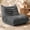 Gray, variant on Walsunny Bean Bag Chair Memory Foam Bean Bag Sofa, Caterpillar Sofa, Lazy Sofa Chair Floor Sofa Couch for Living Room, Office, Dorm, Green