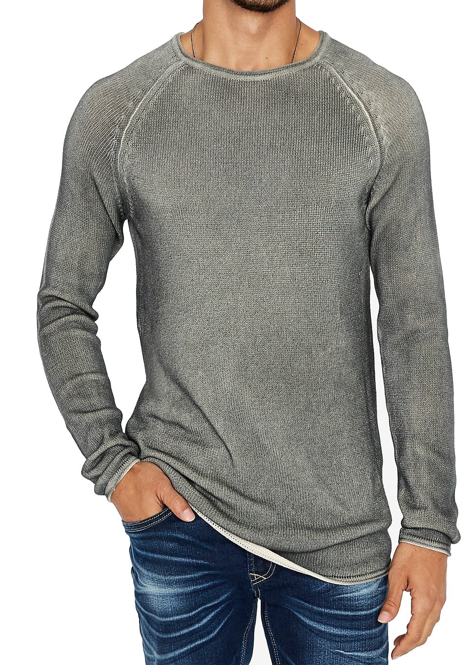 Buffalo Jeans - Mens Sweater Large Crewneck Loose-Knit L - Walmart.com ...
