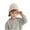 Beige, variant on Children's Kids Girls Boys Thermal Lined Plain Hat Stretchy Beanie Hat 1 to 15 Yeas for Winter Autumn