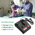 thumbnail image 5 of Battery Charger for Porter Cable 18V PCXMVC Li-Ion & NiCad NiMh Battery PC18B PC18B-2 PC18BL PC18BLX PCC489N, 5 of 5