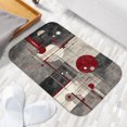 thumbnail image 6 of 1pc Abstract Composition Absorbent Non-Slip Bathroom Thickened Flannel Rug Decor,Soft,Quick Drying,Suitable For Indoor/outdoor Use,Bathrooms,Bedrooms,Kitchens,Terrace,Laundry Rooms,16"x24", 6 of 9