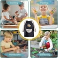 thumbnail image 4 of Kiijoy Toddler Girls Art Smock Graphic Waterproof Long Sleeve Painting Apron, Sizes 2-4, 4 of 4