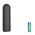 thumbnail image 1 of 10 Frequency Mini Bullet Shape Charging Vibrator Flirt Wireless Lipstick Massager Section C, 1 of 5