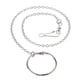 thumbnail image 4 of Cadena de pie de loro Yinane plata 12, 4 of 5