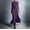 c01Purple, variant on Women's Long Sleeve Maxi Dress Formal Solid Color Slim Fit Knot Decoration Dress Round Neck Elegant Cocktail Party Dresses Purple L