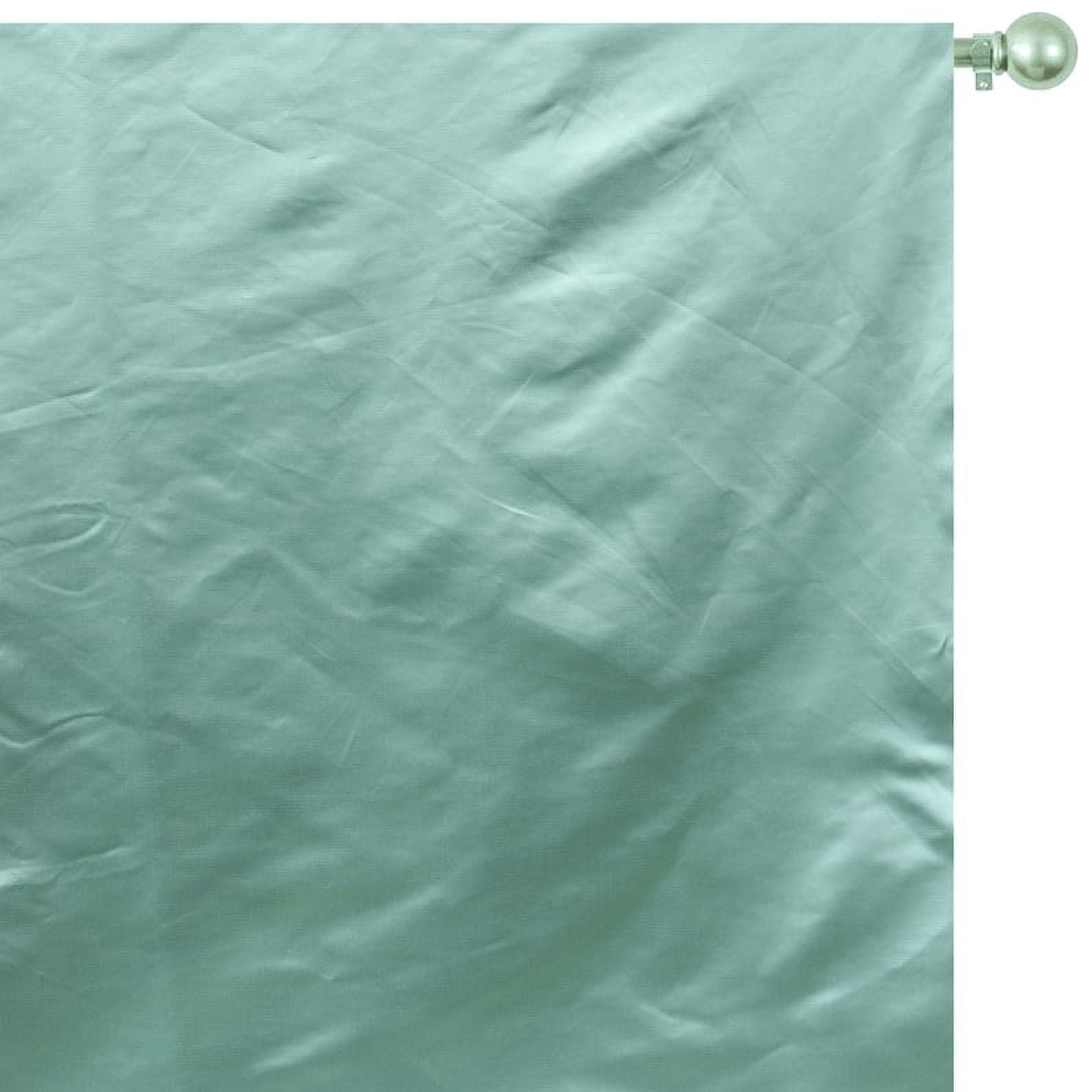 Fabric Mart Direct Ice Green Heavy Satin Fabric by the Yard, 54 inches or 137 cm Width Green Satin Fabric, 1 Yard Solid Satin Upholstery Fabric For Curtains, Pillows